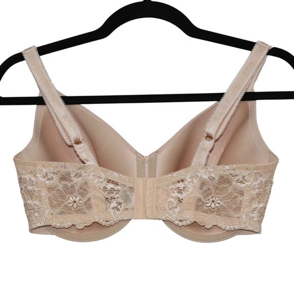 Wacoal 85340 French Garden Underwire Contour Bra Size 36DDD Beige - Picture 4 of 5